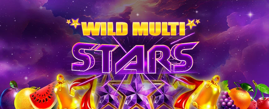 Shoot for the stars in Wild Multi Stars with a Multiplier Reel and Free Respins aiding you on your quest for a Max Win of x1,250 your stake. 