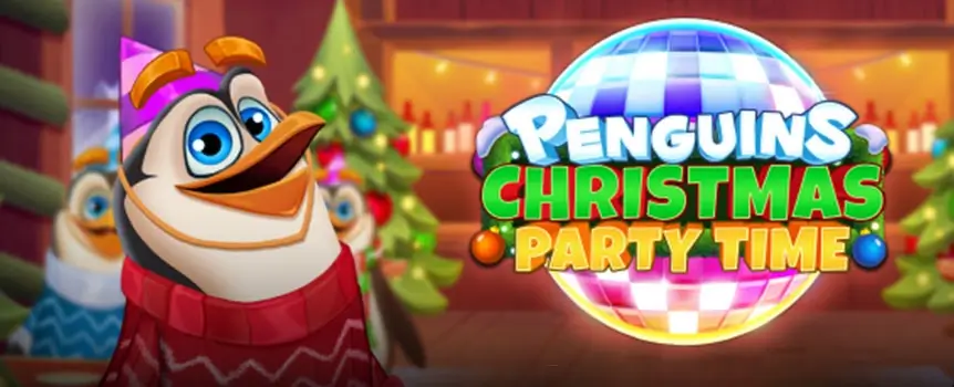 Jump into Penguins Christmas Party Time for 25 paylines of festive fun, three Unique Bonus Games, and a Max Win of x2,000 your stake.